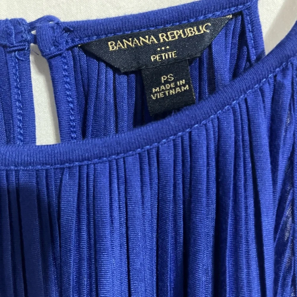 Royal Blue Banana Republic Tank - Size Small Petite - Picture 2 of 6